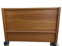 Danish Modern Teak TV Stand/Media Cabinet with Drawer on Casters