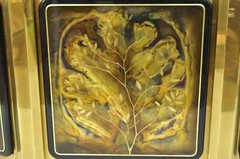 Bernhard Rohne For Mastercraft Acid Etched Brass Tree Of Life Credenza Cabinet
