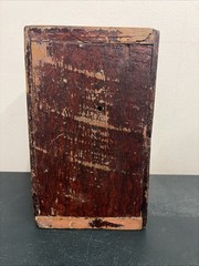Vintage/Antique Wood Iron Machinist Tool Chest – Box 31.5 X 29.5x 20cm