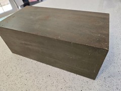 Vintage Metal Filing Index Card Sliding Drawer Aged Metal Decor 12″