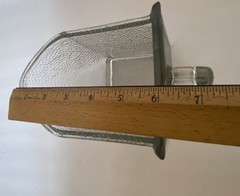 Rare Antique Vintage LRG Gerrix Glass Dry Scoop for Hoosier Cabinet ~ ORIGINAL