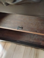 Old Antique Cabinet- Doors, Shelf, Drawer – Very Nice