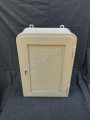 Antique Dental Metal and Glass Medicine Cabinet-1935 y