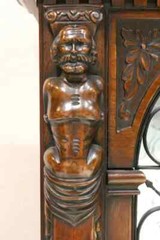 Antique Walnut Italian Cupboard Drinks Bar