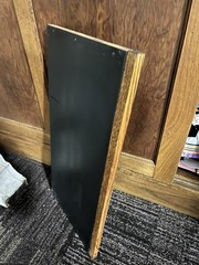 c1890 oak upright Hoosier style display cabinet 72” w 84.5h x 18 & 13” deep