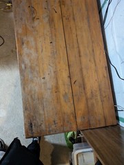 Antique Possum Belly Farmhouse Bakers Kitchen Hossier Cabinet