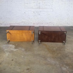 Scandinavian Mod Rosewood Cabinets Rud Thygesen & Johnny Sorensen for HG a Pair