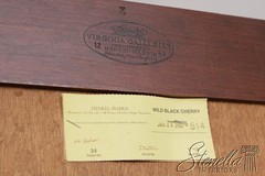73251: HENKEL HARRIS Cherry 2 Piece London Breakfront