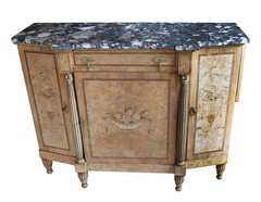 Antique French Art Nouveau Cabinet, Used as A Drinks Bar or Bathroom Vanity
