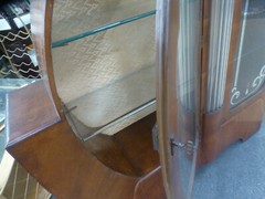 Magnificent 1930s Art Deco Circular Display Cabinet