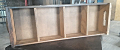 Antique 20 Drawer Lovely mitered Hardwood Wood Cabinet – USA -a