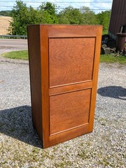 Antique Quarter Sawn Oak Front 4 Drawer File Cabinet 1930s Lot 3