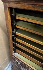 HARVARD OAK DENTAL CABINET