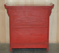 RARE ORIENTAL CHINESE EXPORT VINTAGE CABINET LOTS OF DRAWERS FOR FINE TEAS