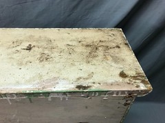 VTG Shabby 19X26 Wood Wall Mounted Medicine Cabinet Chic Old Cupboard 1225-25B