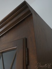73492: ETHAN ALLEN Maple 2 Door China Cabinet