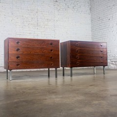 Scandinavian Mod Rosewood Cabinets Rud Thygesen & Johnny Sorensen for HG a Pair
