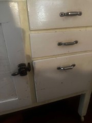 old vintage Hoosier cabinet
