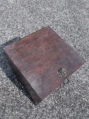 Antique Wooden Tabletop Cabinet Drawer Jewelry Collector Apothecary Victorian