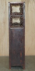 ANTIQUE CIRCA 1860 CHINESE HAND PAINTED WEDDING CABINET HOUSEKEEPERS CUPBOARD