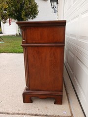 Legacy Classic “Dakota Ridge” Cherry Breakfront China Cabinet – (Glass Damage)