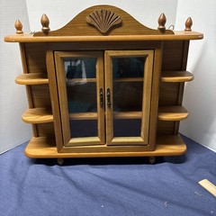Vintage Double Door Curio Cabinet