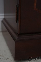 71978: KARGES 4 Door Mahogany Breakfront China Cabinet