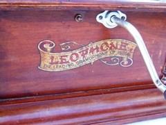 GENUINE ANTIQUE LEOPHONE MODEL 315 GRAMOPHONE MUSIC RECORD PLAYER PHONOGRAPH