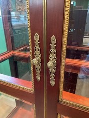 Vintage John Widdicomb Russian Neoclassical Double Display Case