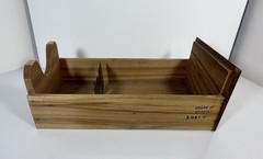 Vintage Two-Drawer Wood Library Card File Box Index Recipe Cabinet Catalog