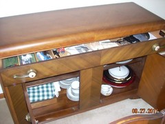 Kroehler, Serving/Dining Room Hutch, Mid-Century, Walnut & Rosewood