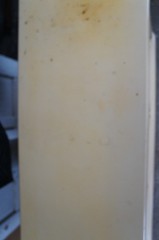 Hollywood Regency Off White Illuminated Display Cabinet Console Showcase Curio