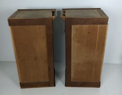 pair Stunning Antique Corner Cabinets Hand Carved Wood right left corner with s