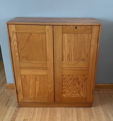 mogens koch 2 Door Oak cabinet Rud Rasmussen Danish Modern Scandinavian