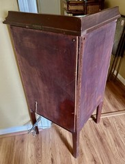 Antique Shipley & Saltaire Mahogany Corner Speaker- works perfectly