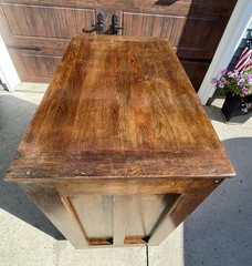Antique Hamilton 24 Drawer Oak Print Cabinet Flat File Restored Cast Iron Pulls