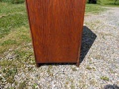 Antique Quarter Sawn Oak Front 4 Drawer File Cabinet 1930s Lot 3