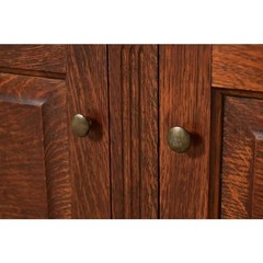 Arts & Crafts Oak Tambour Dental Cabinet by American Cabinet Co., Circa 1900