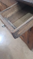 Antique Primitive Walnut Dry Sink American Country Antique 52.5″x35″x21