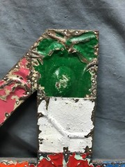 Decorative Salvaged Tin Ceiling 16″ Patchwork Mix Color Number 4 Metal 220-25B